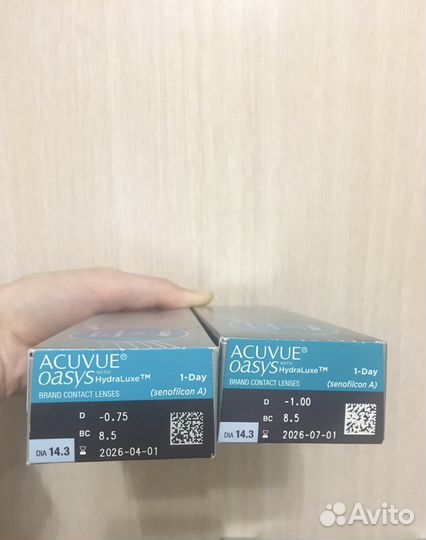 Линзы однодневные Acuvue oasys