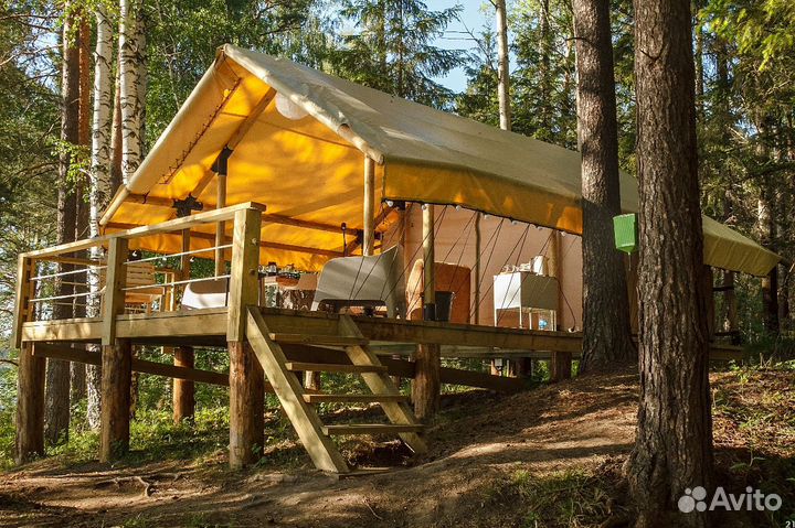 Шатры для глэмпинга, сафари-тенты