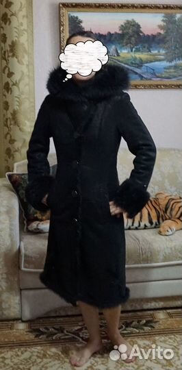 Дубленка с лазерным напылением, Турция