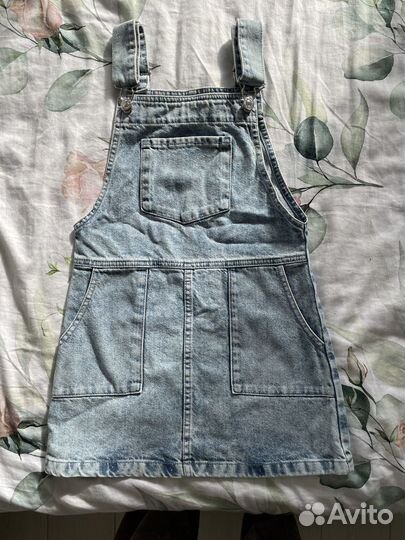 Сарафан на девочку джинсовый