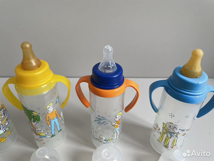 Бутылочка Курносики 250 мл и соски