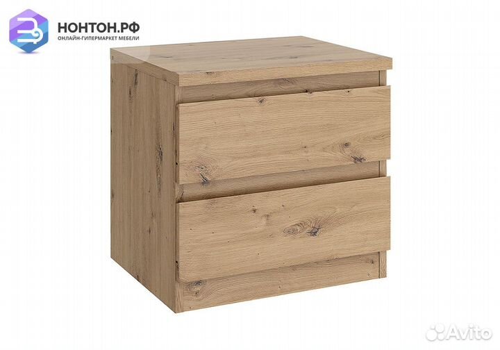 Тумба с 2 ящиками Олли дуб артисан