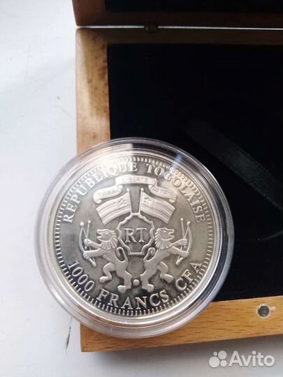 1000 франков CFA (серебро)