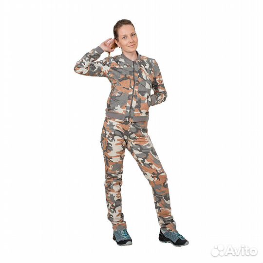 47250 Куртка-бомбер летняя женская Арма, терракото