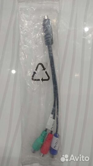 Кабель - переходник S-video 7 pin - 3 RCA