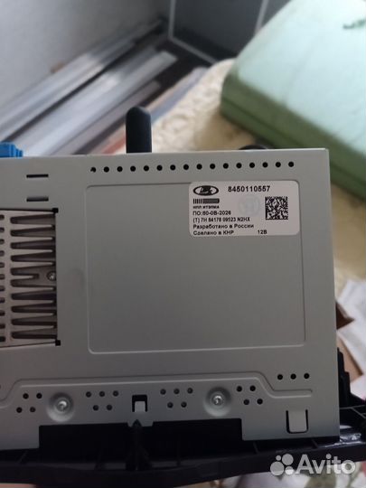 Штатная магнитола granta 2023