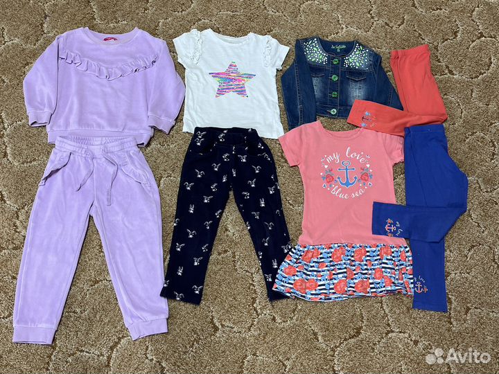 Вещи пакетом на девочку 92 98
