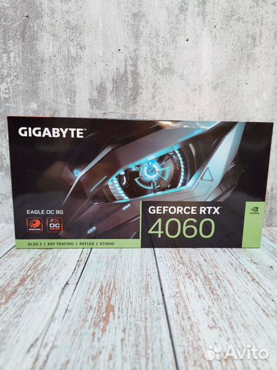 Видеокарта Gigаbyte RTX 4060 Eagle OC 8G. Новая