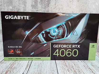 Видеокарта Gigаbyte RTX 4060 Eagle OC 8G. Новая