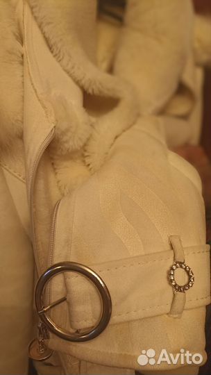 Дублёнка из экомеха. 44 размер