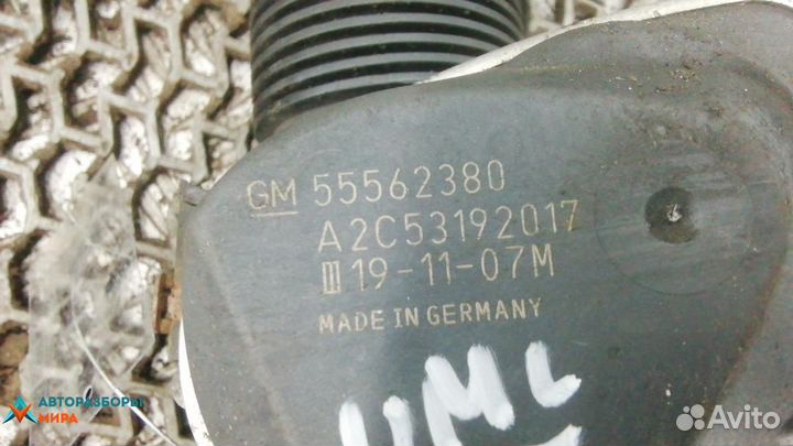 Заслонка дроссельная Opel Astra H/Family рест