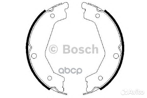 Колодки тормозные стояночного тормоза 098648770
