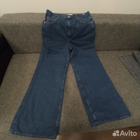 Джинсы bershka широкие, +Denim. Euro size 40