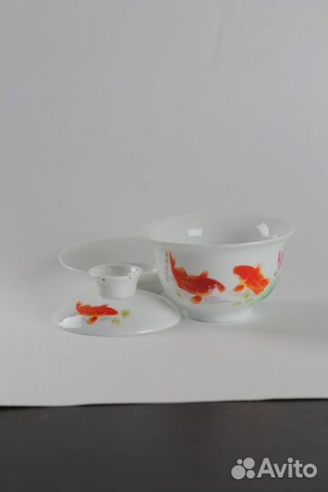 Гайвань заварочный чайник с рыбкой