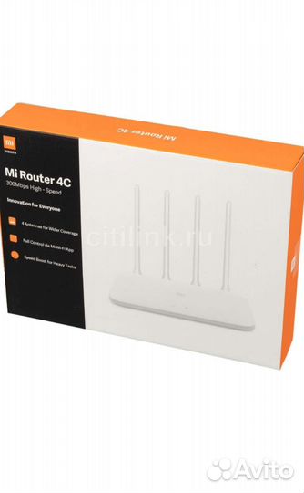 Xiaomi Mi WiFi Router 4C, белый