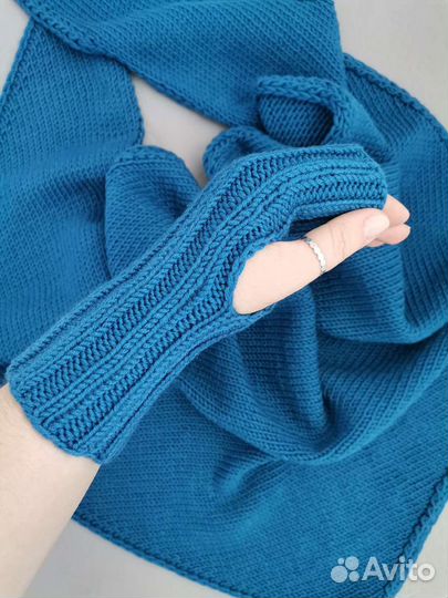 Бактус, митенки на заказ, ручная работа