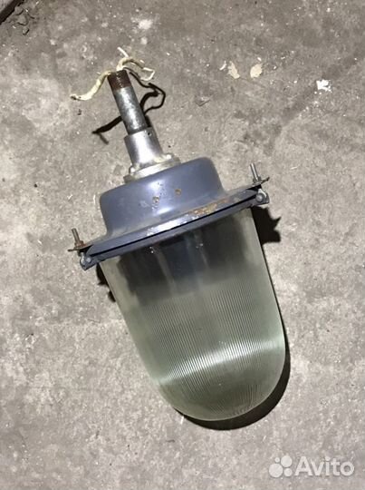 Светильники промышленные подвесные СССР большие