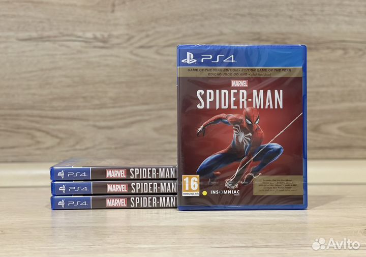 Человек Паук Игра Года PS4 (новый)