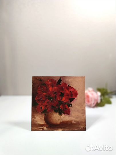 Картины маслом Цветы