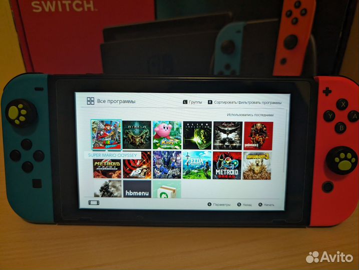 Прошитый Nintendo switch 2rev 288гб (чип picofly)