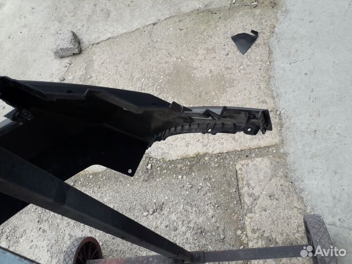 Юбка заднего бампера Hyundai Creta 1 парктроник