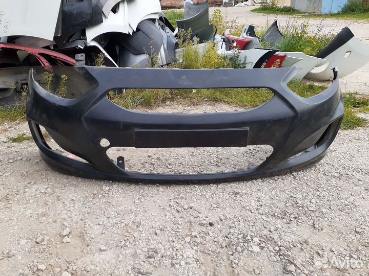 Бампер передний Hyundai Solaris 1