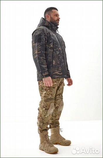 Куртка зимняя Black Multicam арт. L4-5