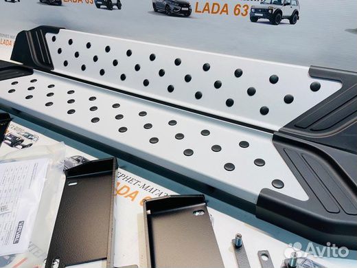 Пороги алюминиевые Rival 