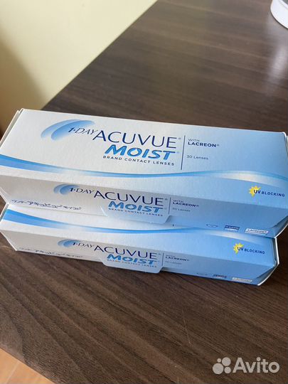 Контактные линзы Acuvue 1 day moist