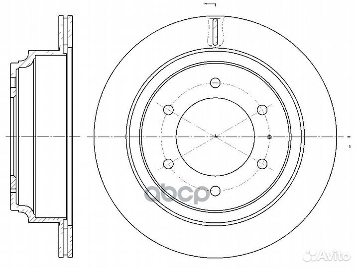 Диск тормозной вентилируемый G-brake GR-02149