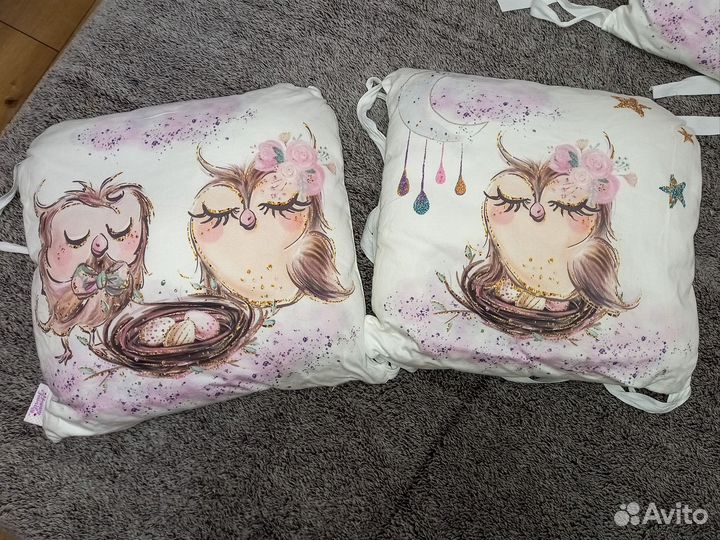 Бортики в кроватку