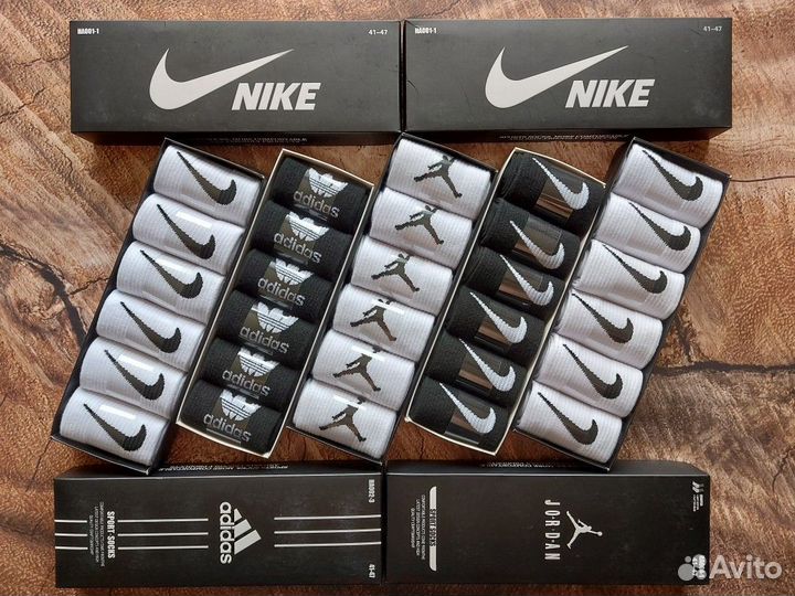 Носки Nike Reebok Lacoste Jordan