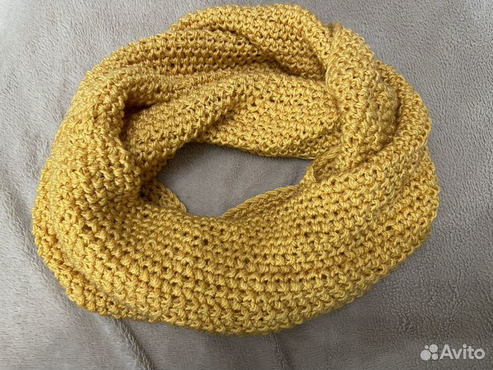 Новый вязанный снуд