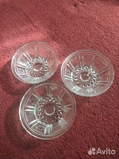 Хрустальные вазочки