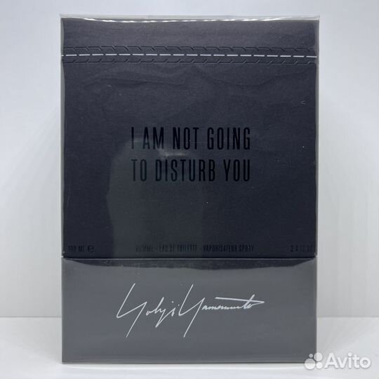 Yohji Yamamoto Im Not Going To Disturb You 100ml