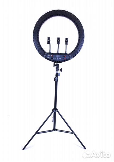 Кольцевая лампа 54см со штативом