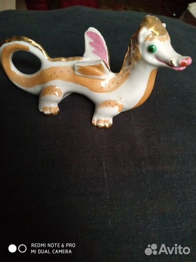 Фарфоровая статуэтка СССР Дракон