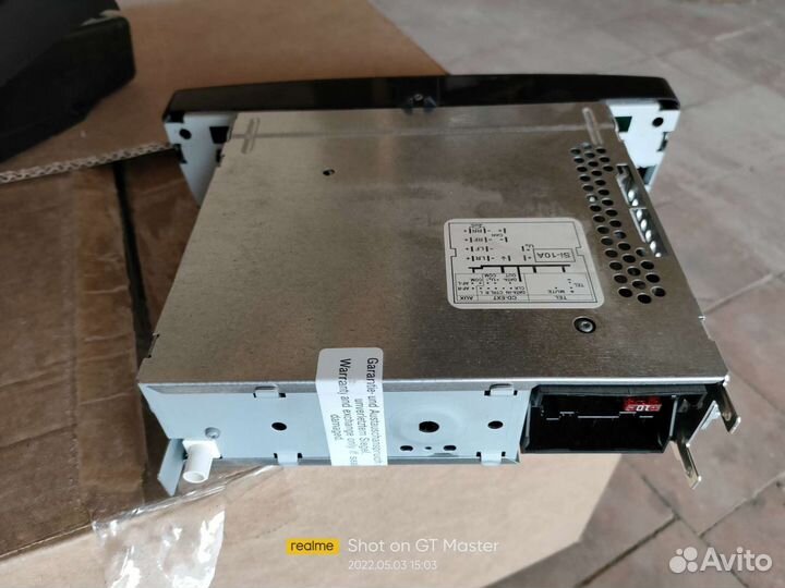 Магнитола Шкода в комплекте с рамкой и ящичком