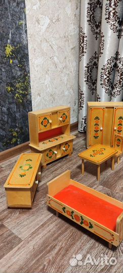 Детская мебель для кукол СССР