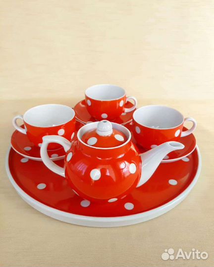 Чайный сервиз Горошек Дулёво