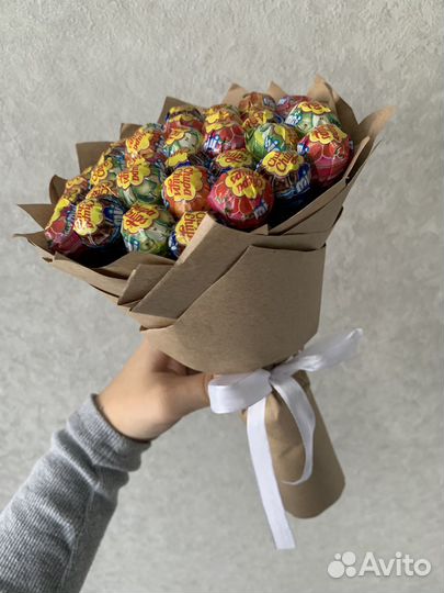 Букет из чупа чупсов