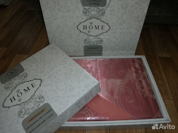 Постельное белье Евро Сатин Жаккард Турция Шёлк