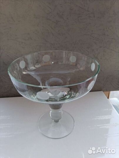 Ваза для фруктов (конфет ) на ножке СССР