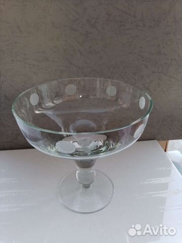 Ваза для фруктов (конфет ) на ножке СССР