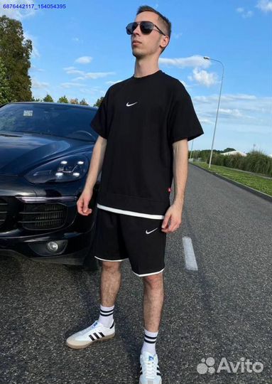 Спортивный костюм шорты и футболка Nike (Арт.72962