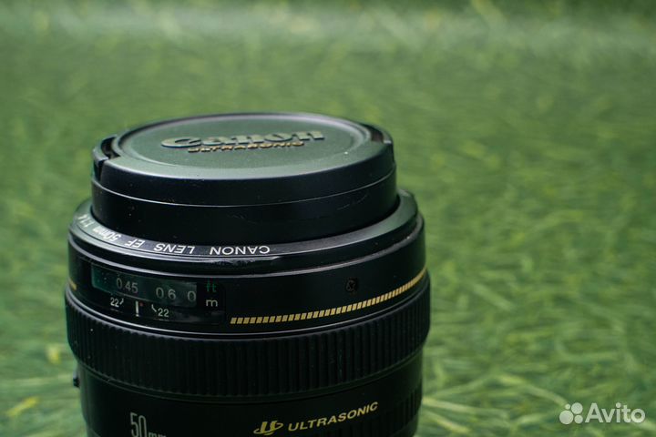 Canon EF 50mm f/1.4 USM без AF уронили