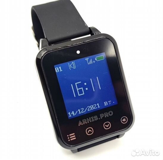 Влагозащищенный пейджер часы для официанта Элит