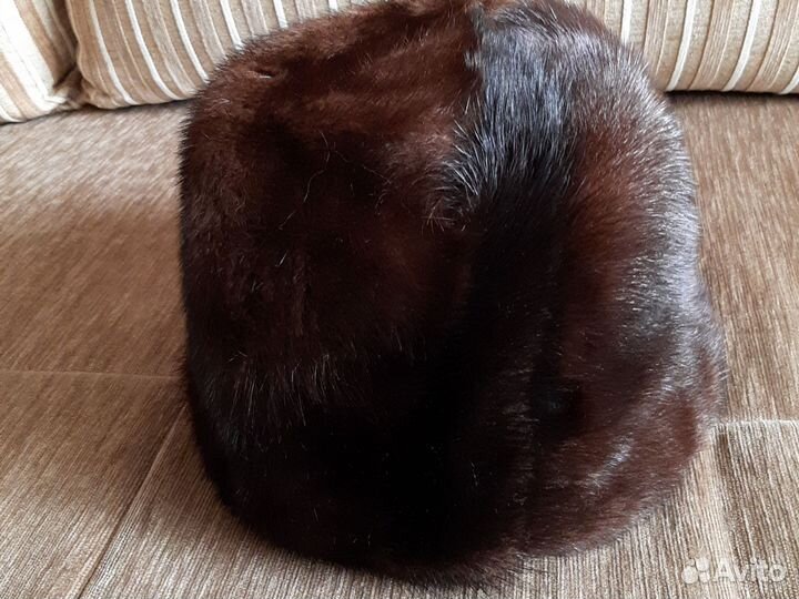 Шапка норковая женская 57 размер