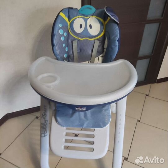 Стульчик для кормления chicco polly