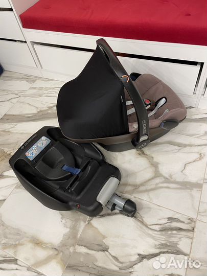 Автолюлька maxi cosi pebble с базой